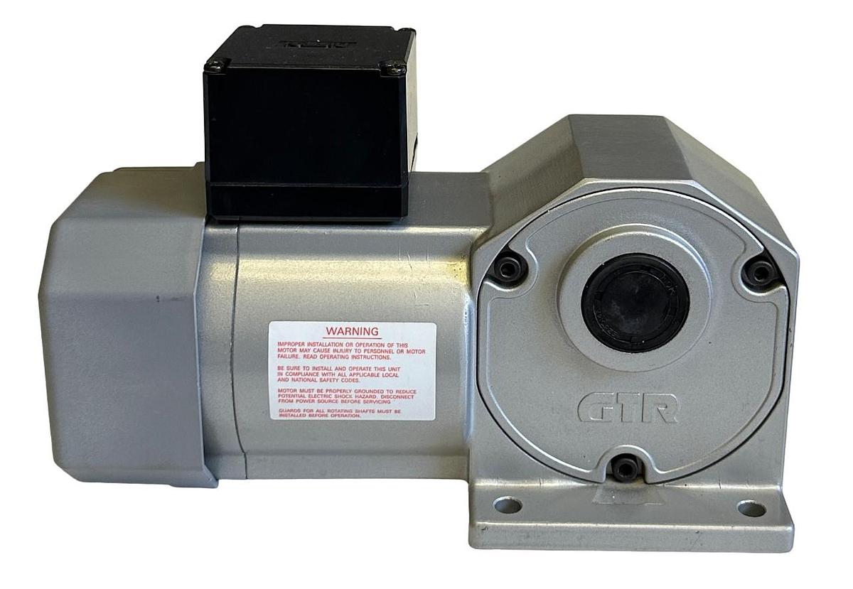 Used NEW BROTHER HLML060G1 / 564102 / 40007791 GTR GEARMOTOR SILVER 1/10HP 60:1 RATIO