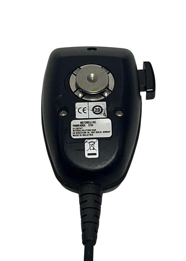 Used MOTOROLA PMMN4090A COMPACT WALKIE TALKIE / PALM MICROPHONE OEM BLACK USNP