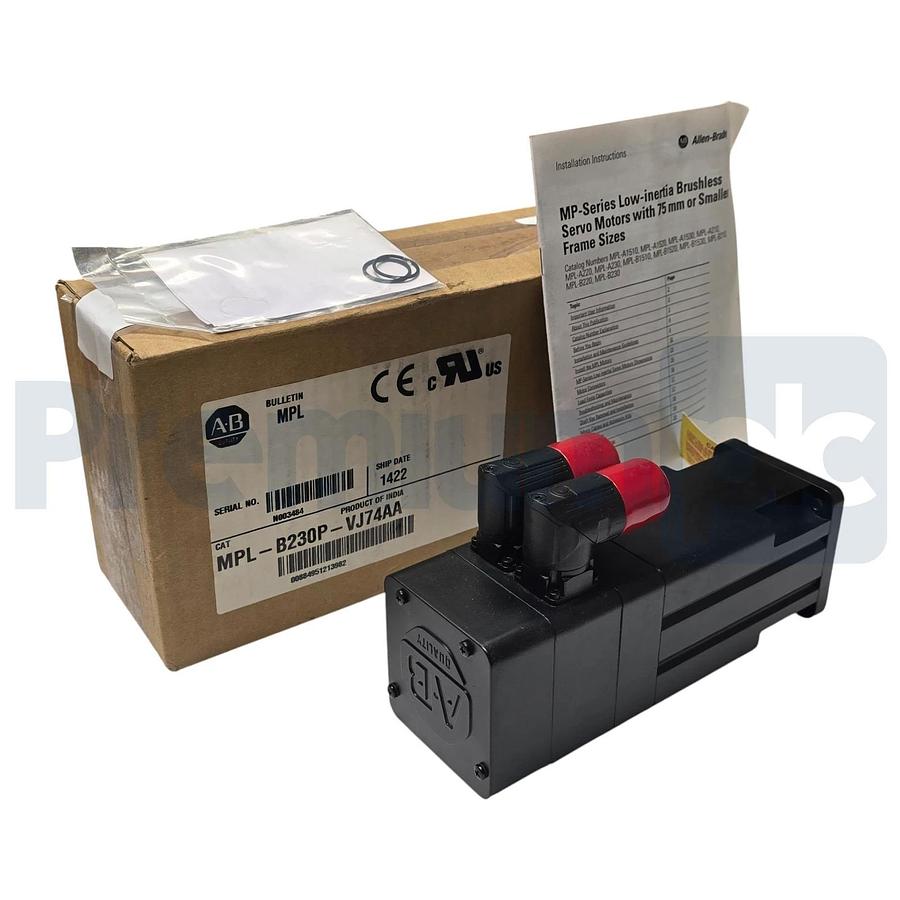 Allen Bradley MPL-B230P-VJ74AA /A Servo Motor 460V 5000RPM Keyed w/ 24VDC Brake 884951213982