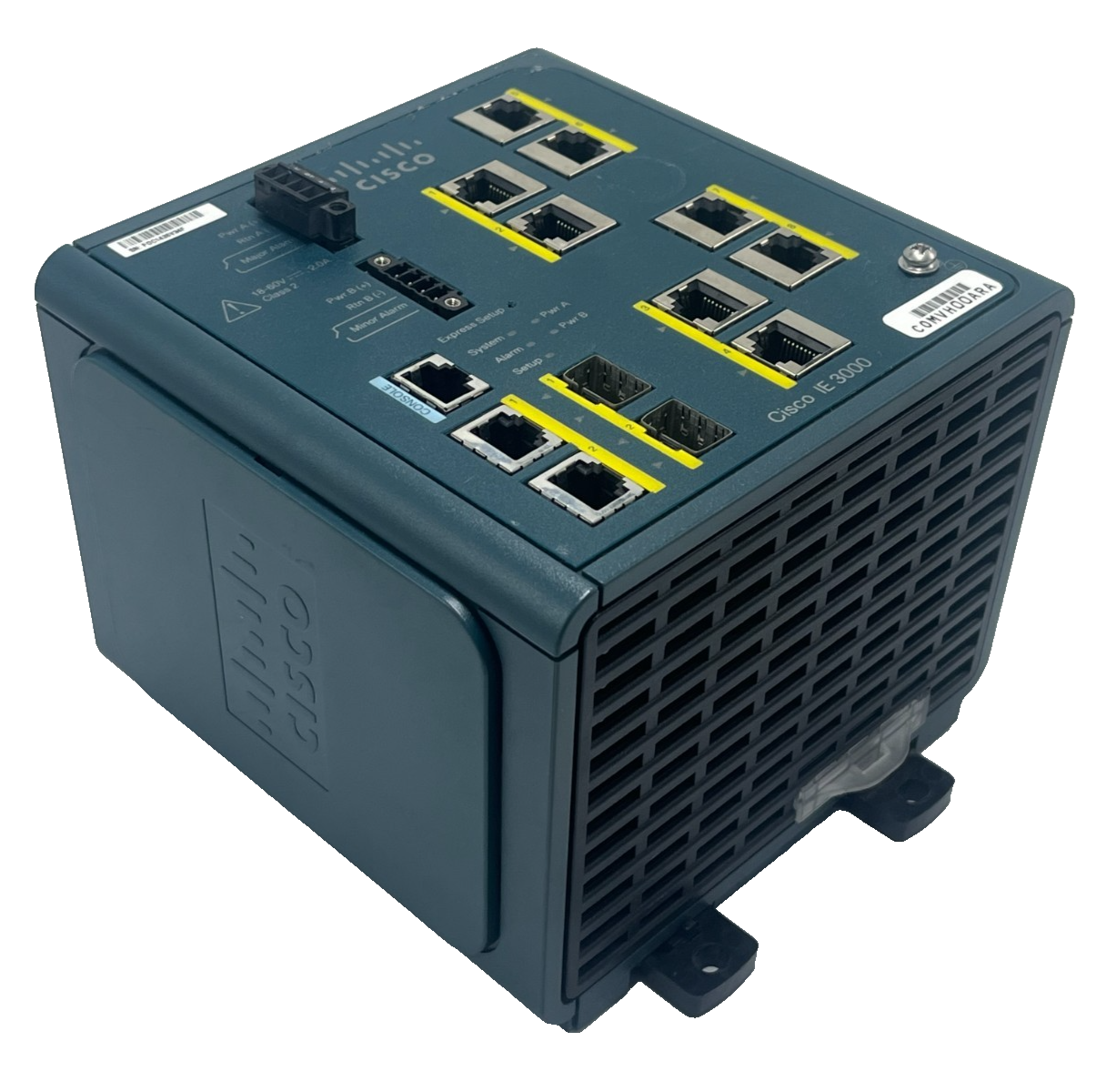 Used CISCO IE-3000-8TC 8-Port 10/100 Indust. Ethernet Switch Managed DIN Rail Mount