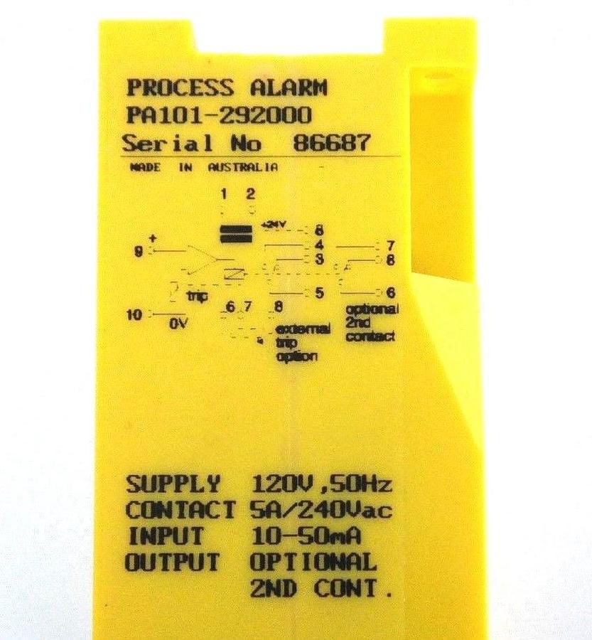 Used NEW A.P.C.S. PA101-292000 SINLE CHANNEL PROCESS ALARM P-00N3D-266709