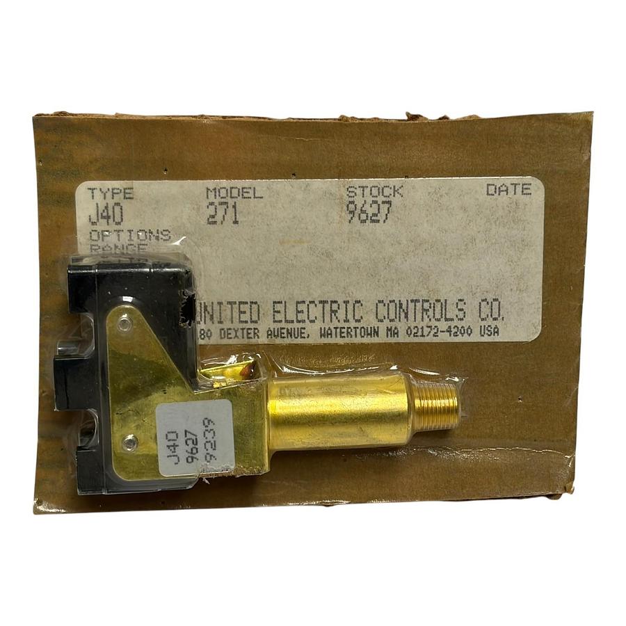United Electric Controls J40 Model 271 Pressure Switch Stock 9627 New Surplus