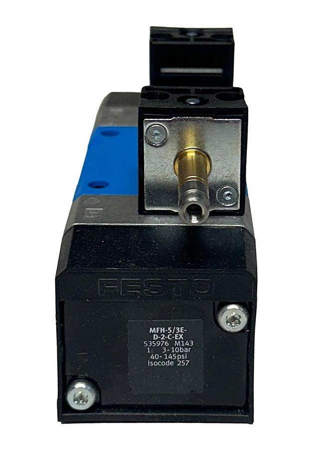 Used NEW FESTO MFH-5/3E-D-2-C-EX / 535976 ELECTRICAL AIR SOLENOID VALVE 5/3 1MPa NSMP