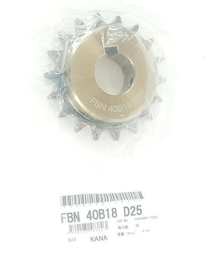 Used LOT OF 3 NEW MISUMI FBN 40B18 D25 FINISHED BORE SPROCKETS FBN40B18D25