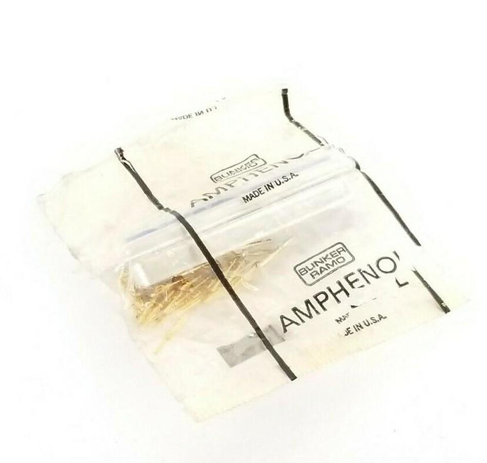 Used NEW IN BAG AMPHENOL / BUNKER RAMO 17-20370 CONNECTOR ASSEMBLY 1720370