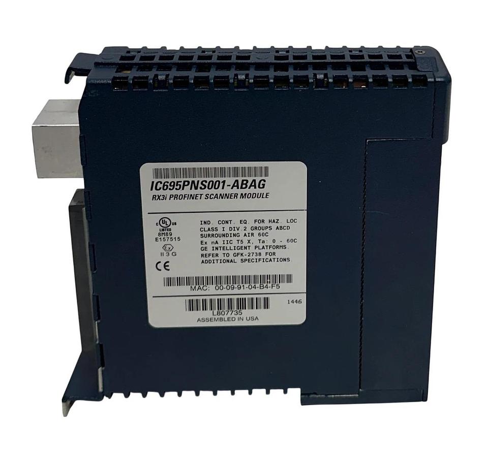 Used GE FANUC IC695PNS001 RX3i PROFINET SCANNER MODULE IC695PNS001-ABAG PNS001 USNP
