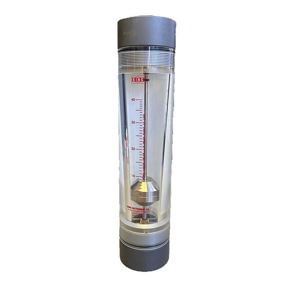 Used NEW GE KING INSTRUMENTS K72-05-0221 / K72050221 FLOWMETER 40GPM HSH4 SPARE
