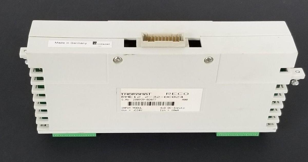 Used INDRAMAT RME12.2-32-DC024 INPUT MODULE 24VDC R911280939 RME12232DC024 RECO