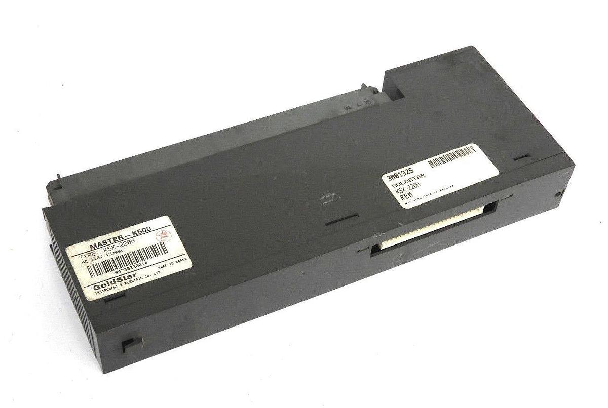 Used GOLDSTAR MASTER-K500 INPUT MODULE K5X-220H, 110VAC, 15MSEC