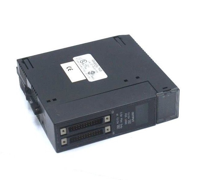 Used GE FANUC IC693MDL753D OUTPUT MODULE 12/24VDC, 0.5A, 32PT POS