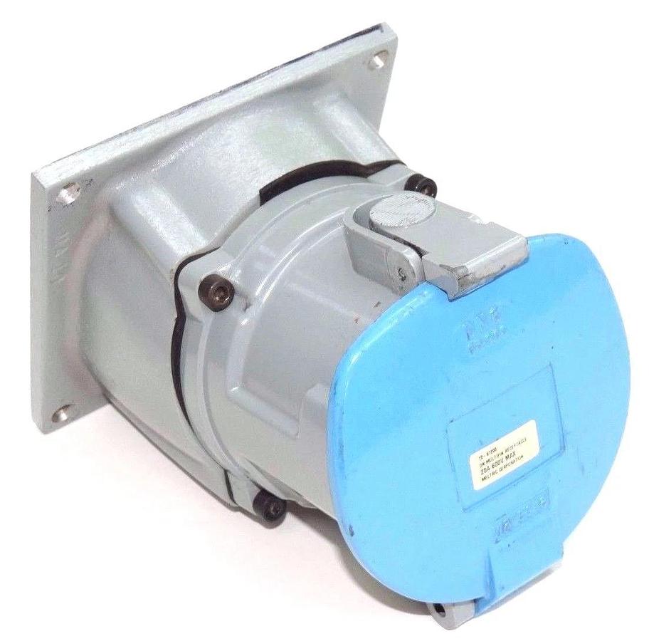 Used MELTRIC MARECHAL 19-67200 DN MULTIPIN RECEPTACLE 20A 600V DN6 63-90S
