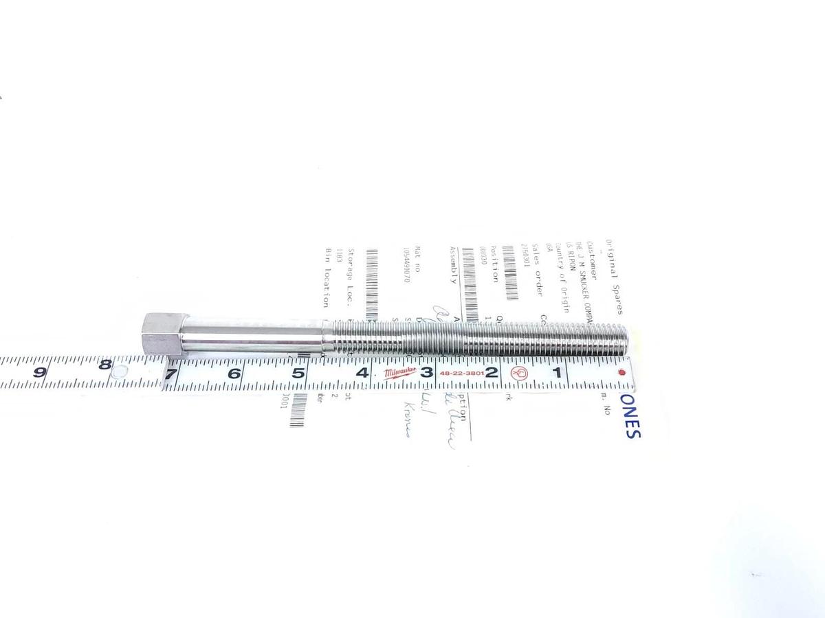 Used NEW KRONES 1-054-49-007-0 SPINDLE BOLT 1054490070