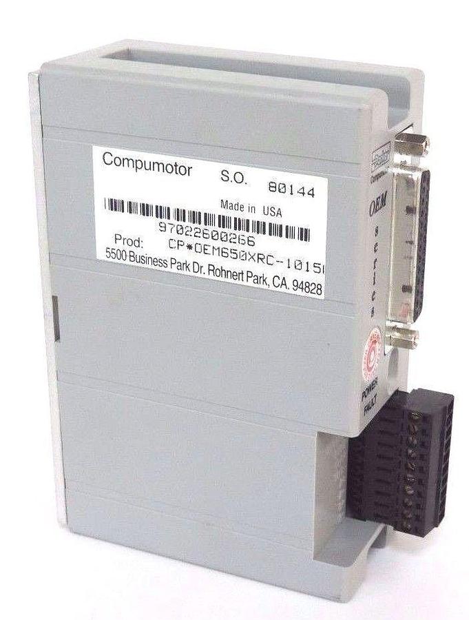 Used PARKER COMPUMOTOR OEM SERIES CP OEM650XRC-10150 DRIVE INDEXER MICROSTEPPER
