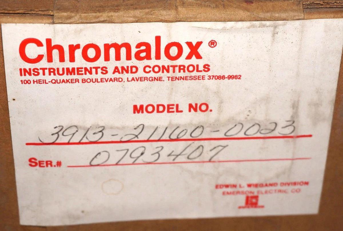 NEW CHROMALOX 3913-21160-0023 PROCESS CONTROLLER 0-100% RANGE TYPE: 4-20