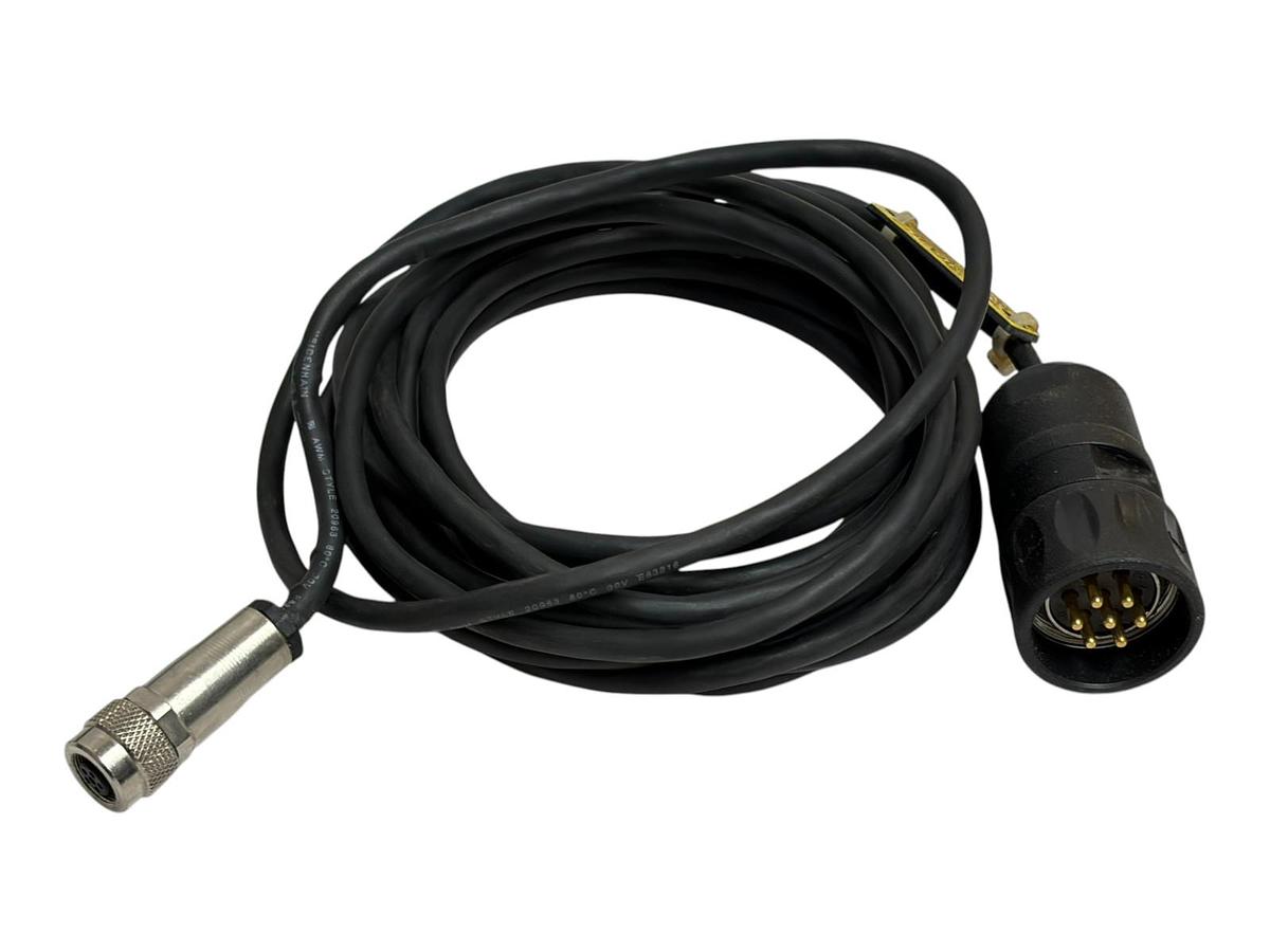 Used Heidenhain ID 319023-04 CNC Connection Cable 9-Pin Male to 12-Pin Female