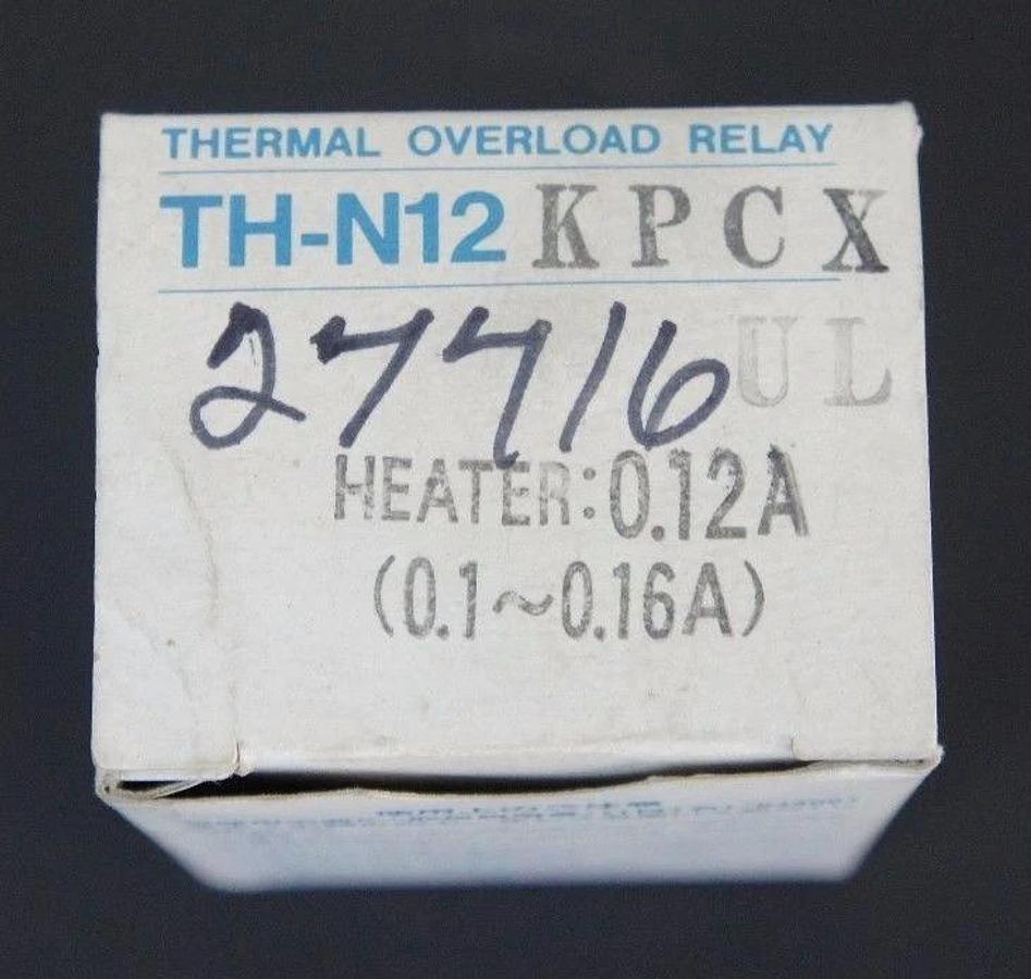 NIB MITSUBISHI TH-N12KPUL THERMAL OVERLOAD RELAY 0.1-0.16A THN12KPUL