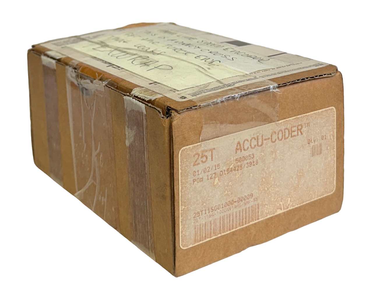 Used ACCU-CODER 25T-11SG-1000NV1RH5-SMK-S3 25T THRU-BORE ENCODER 5-28VDC NSMP