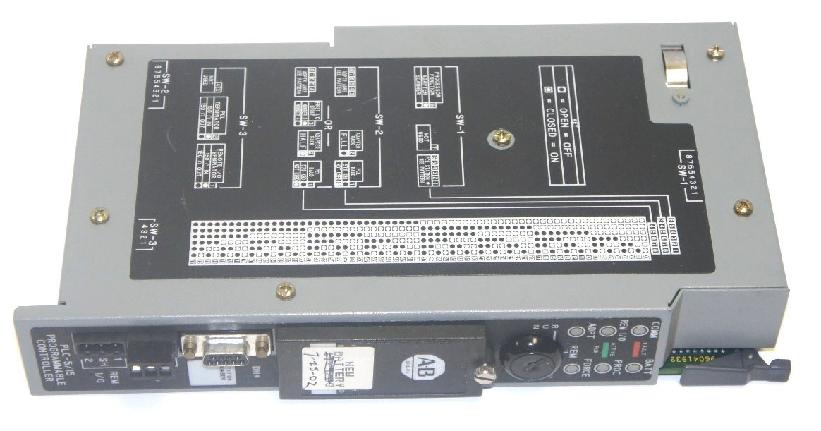 Used ALLEN BRADLEY 1785-LT/B PLC-5/15 PROCESSOR MODULE 1785LT SER. B REV. 020