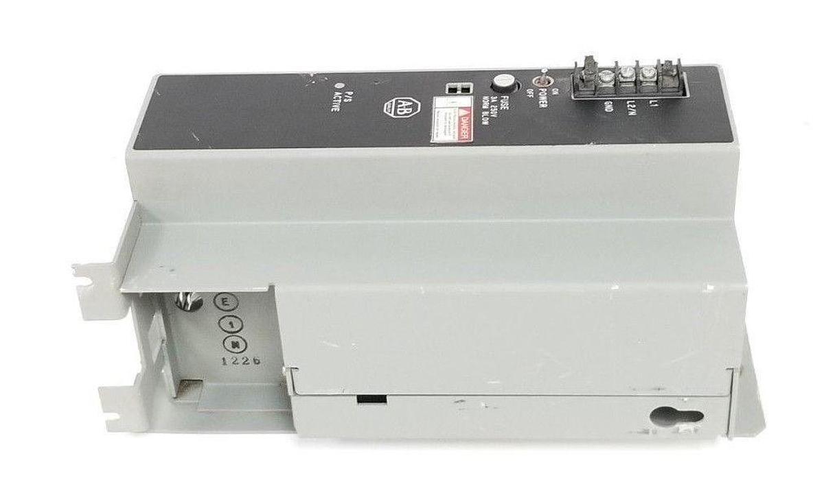 Used ALLEN BRADLEY 1771-P7 POWER SUPPLY SER. B 120/220VAC 966799-03 5VDC 16A 1771P7