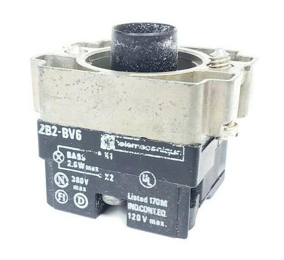 Used TELEMECANIQUE ZB2BV6 LIGHT MODULE 2.6 WATT MAX ZB2-BV6