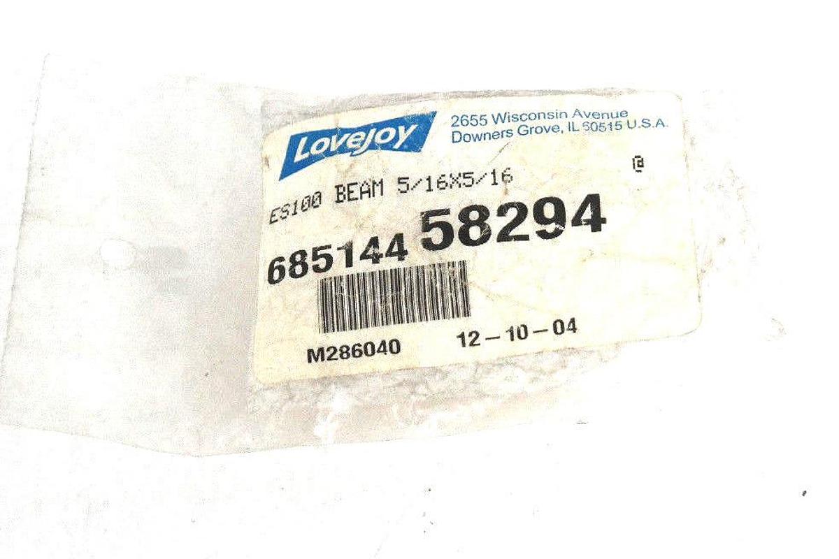 Used NEW LOVEJOY ES100 BEAM 5/16 X 5/16 68514458294
