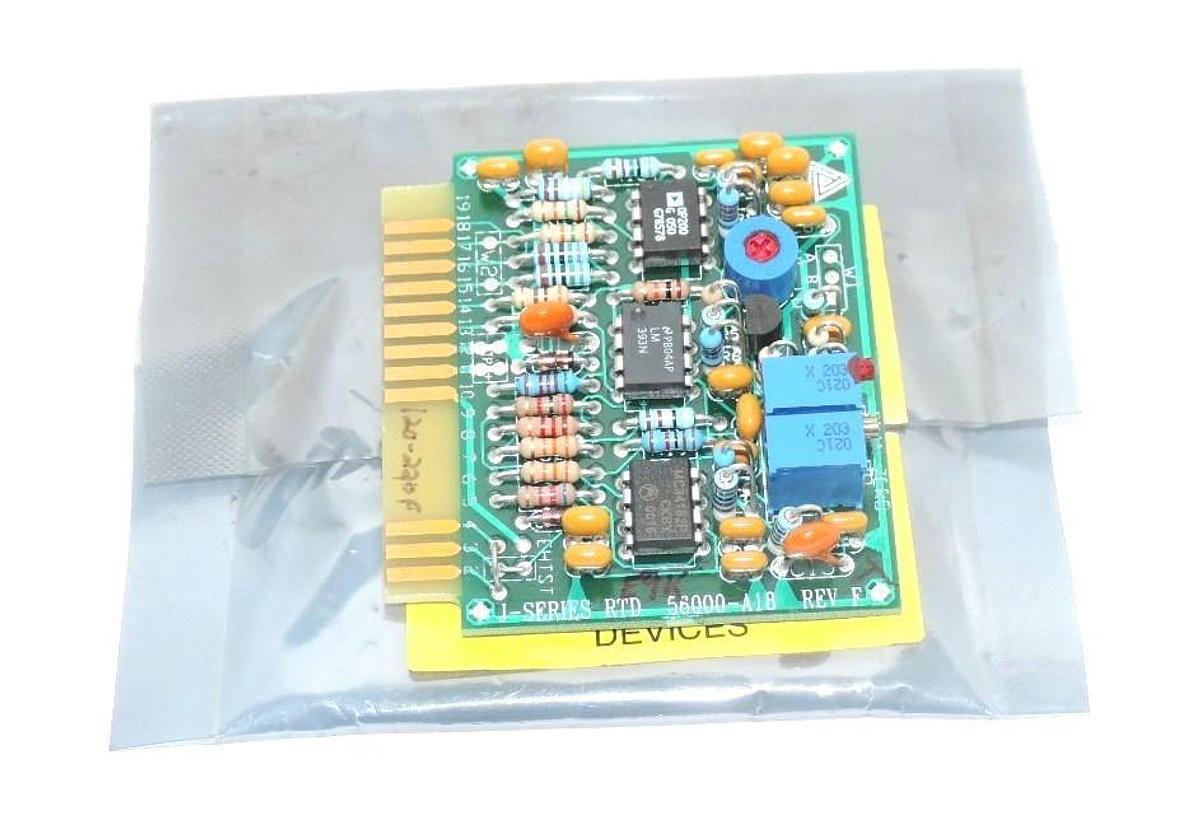 Used ANDERSON INSTRUMENT 56000-A18 BOARD J-SERIES RTD, 56000A18, REV. F