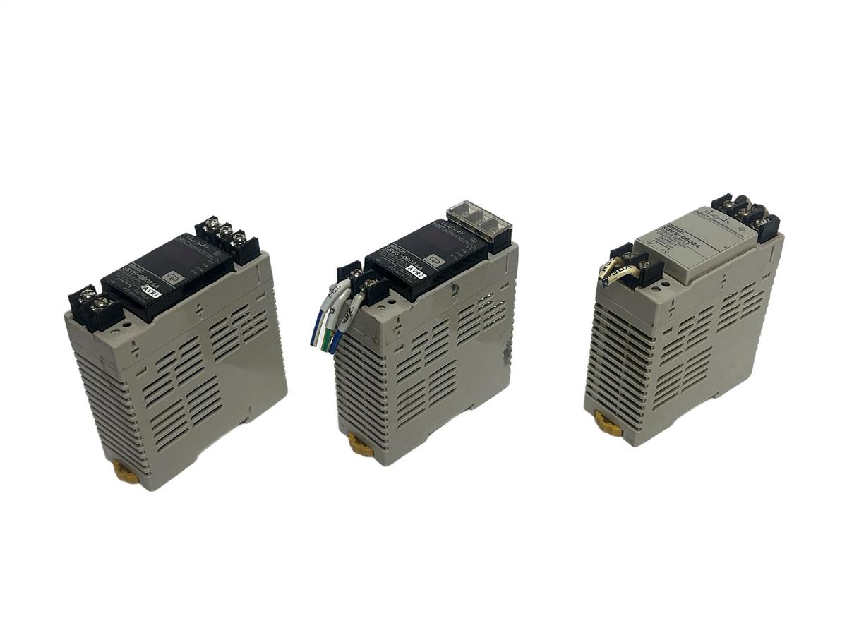 Used Lot of 3 Omron S8VS-06024A Switch Mode Power Supplies 24VDC 2.5A 60W DIN Rail
