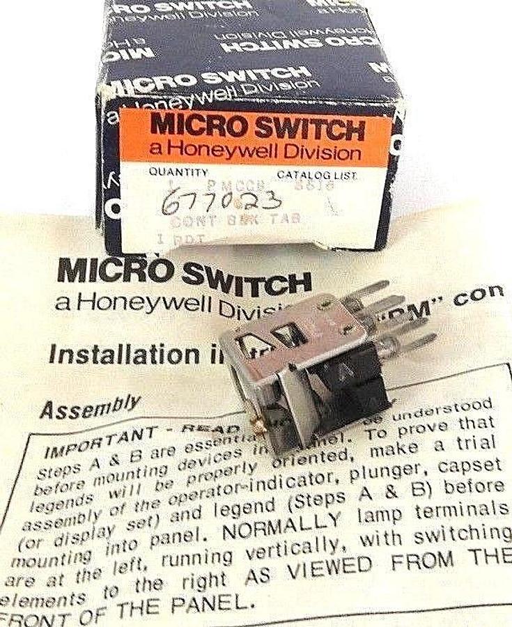 NIB HONEYWELL MICRO SWITCH PMCCB CONTACT BLOCK TAB 1PDT
