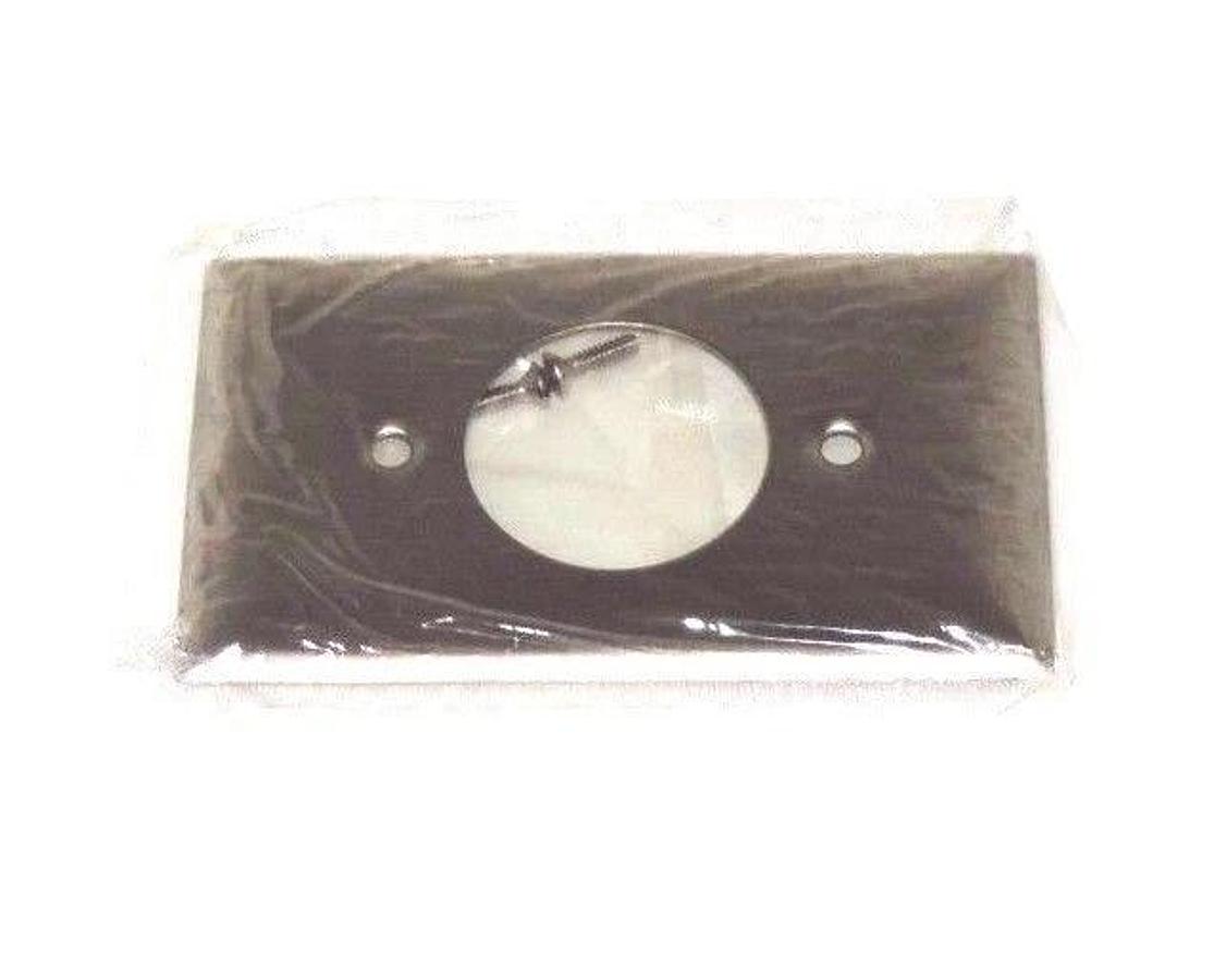 Used LOT OF 25 NEW HUBBELL SS720 STAINLESS STEEL ONE-GANG 1.6" DIAMETER WALL PLATES