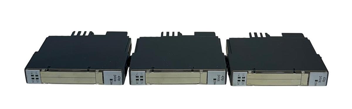 Used 3 TURCK BL20-4DI-24VDC-P / 6827012 DIGITAL INPUT MODULES 24VDC 4DIp USNP