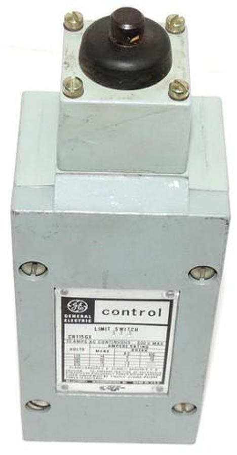 Used GENERAL ELECTRIC CR115GX113 LIMIT SWITCH 10AMP 600V MAX CR115-GX113