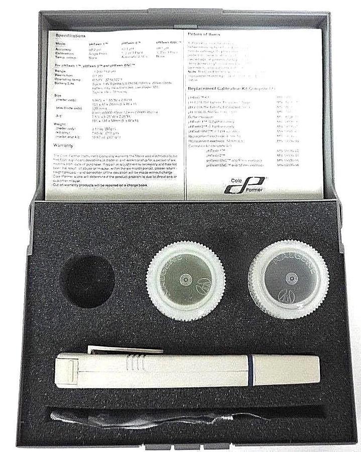 Used COLE PARMER 59000-60 PHTESTR 3 WITH ATC 5900 SERIES CALIBRATION KIT 5900060