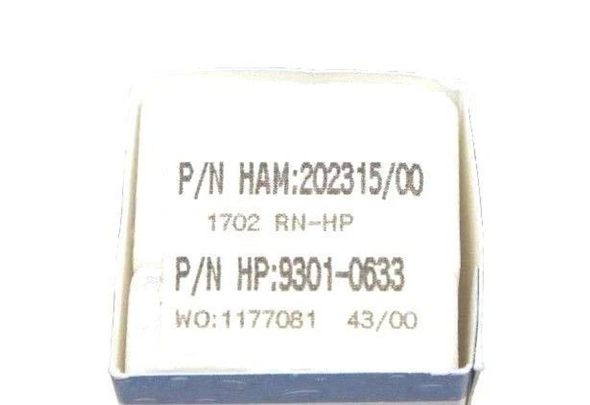 Used NIB HAMILTON AGILENT 9301-0633 SYRINGE 25UL HPLC INJECTOR 202315/00