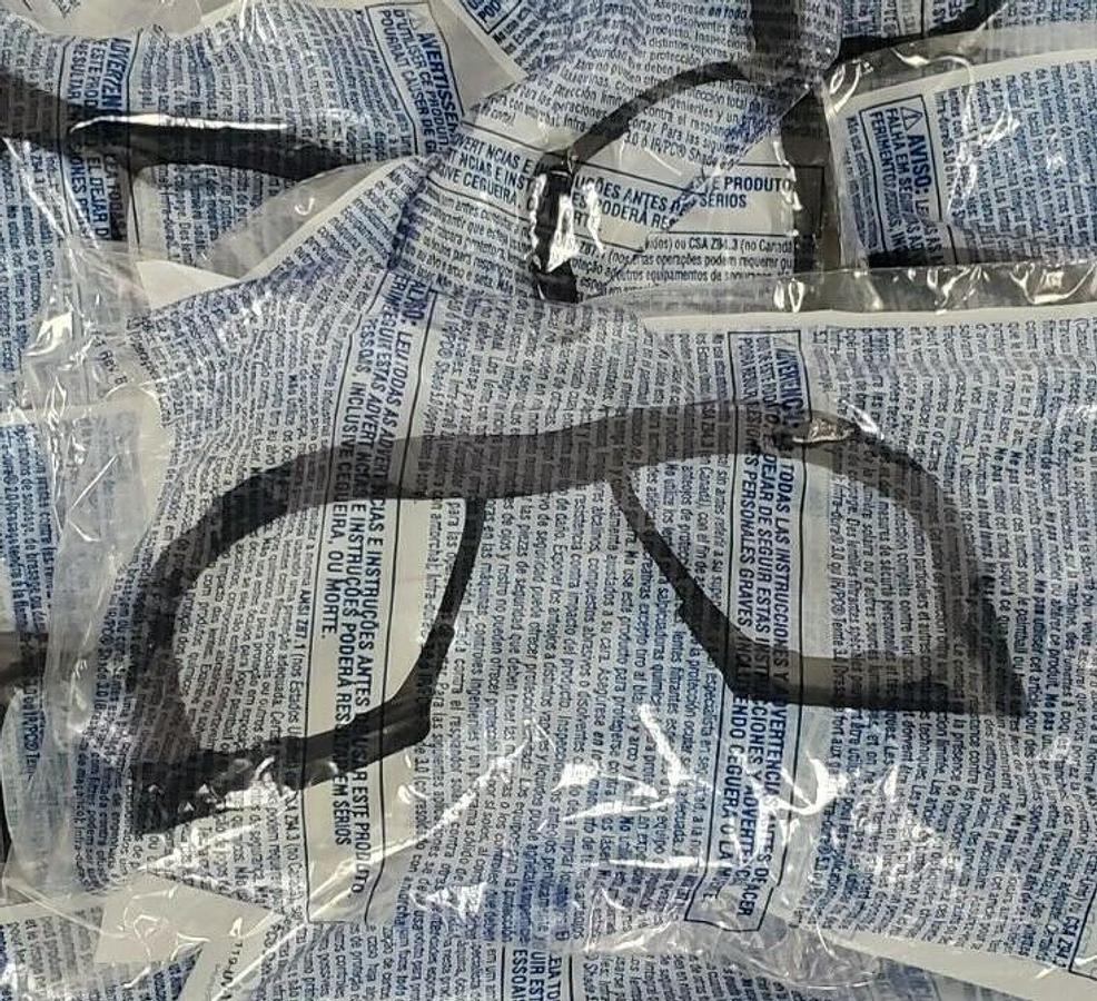 Used LOT OF 10 NEW UVEX SPERIAN S6250 SEISMIC REPLACEMENT FOAM GLASSES/GOGGLES FRAMES