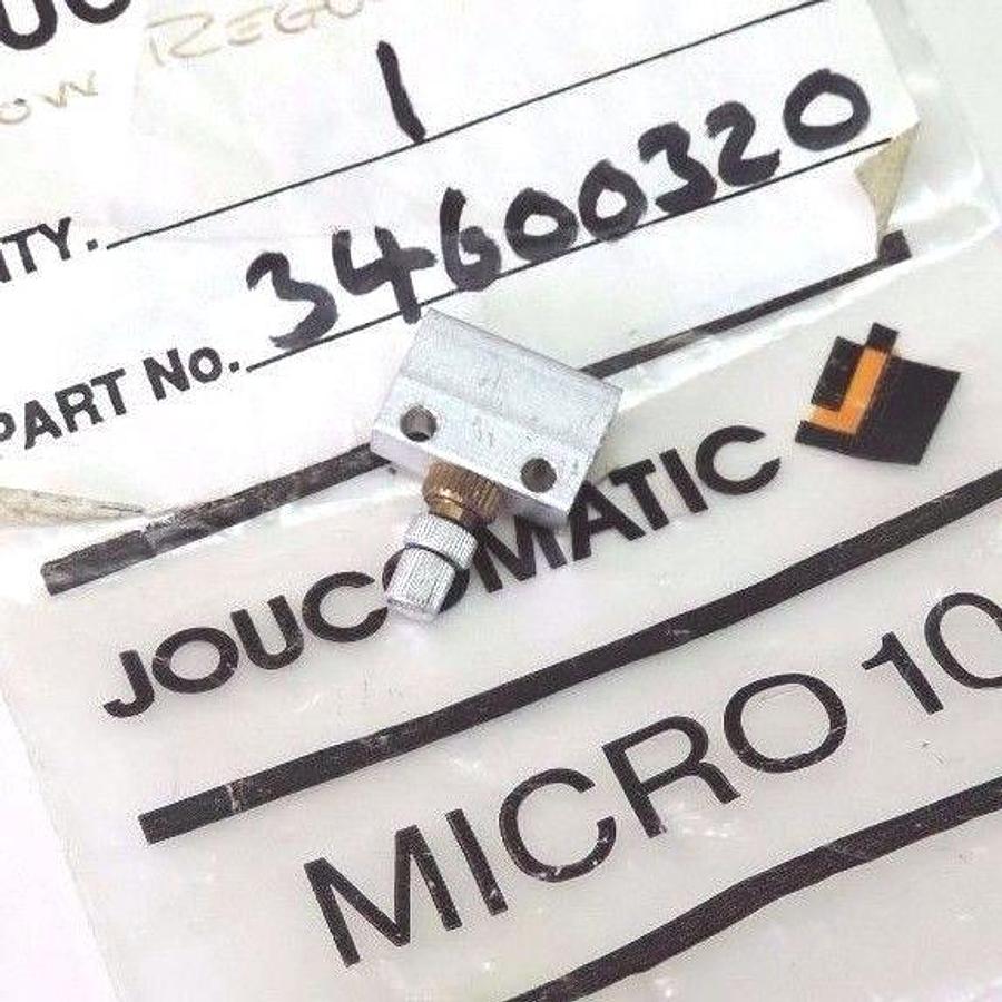 Used NEW JOUCOMATIC 34600320 FLOW REGULATOR 346 00 320