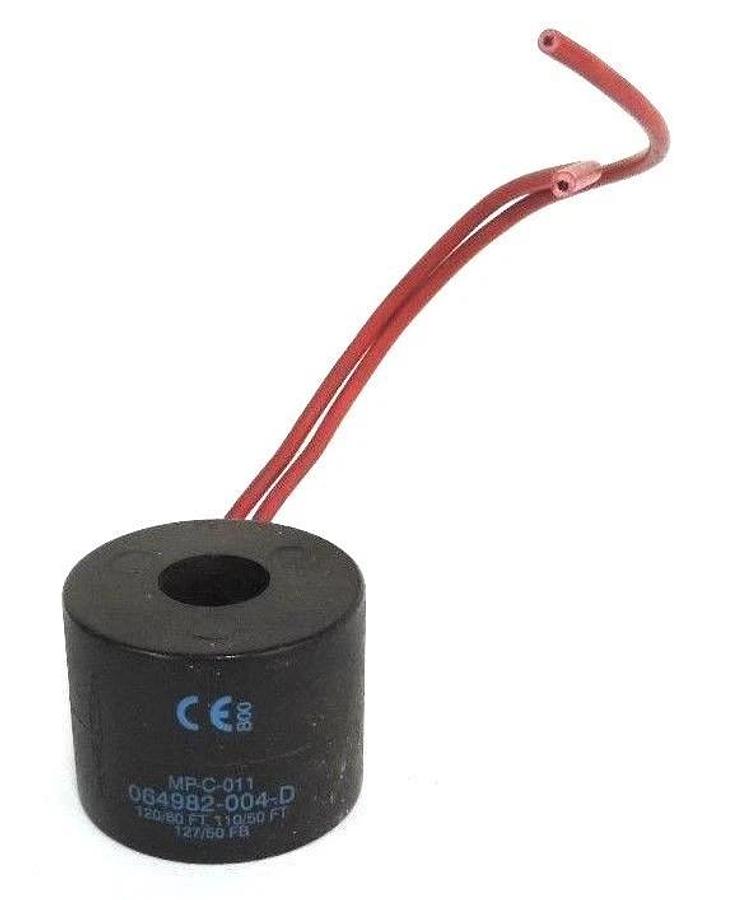 Used ASCO 064982-004-D COIL 064982004D, MP-C-011, 120/60 FT 110/50 FT