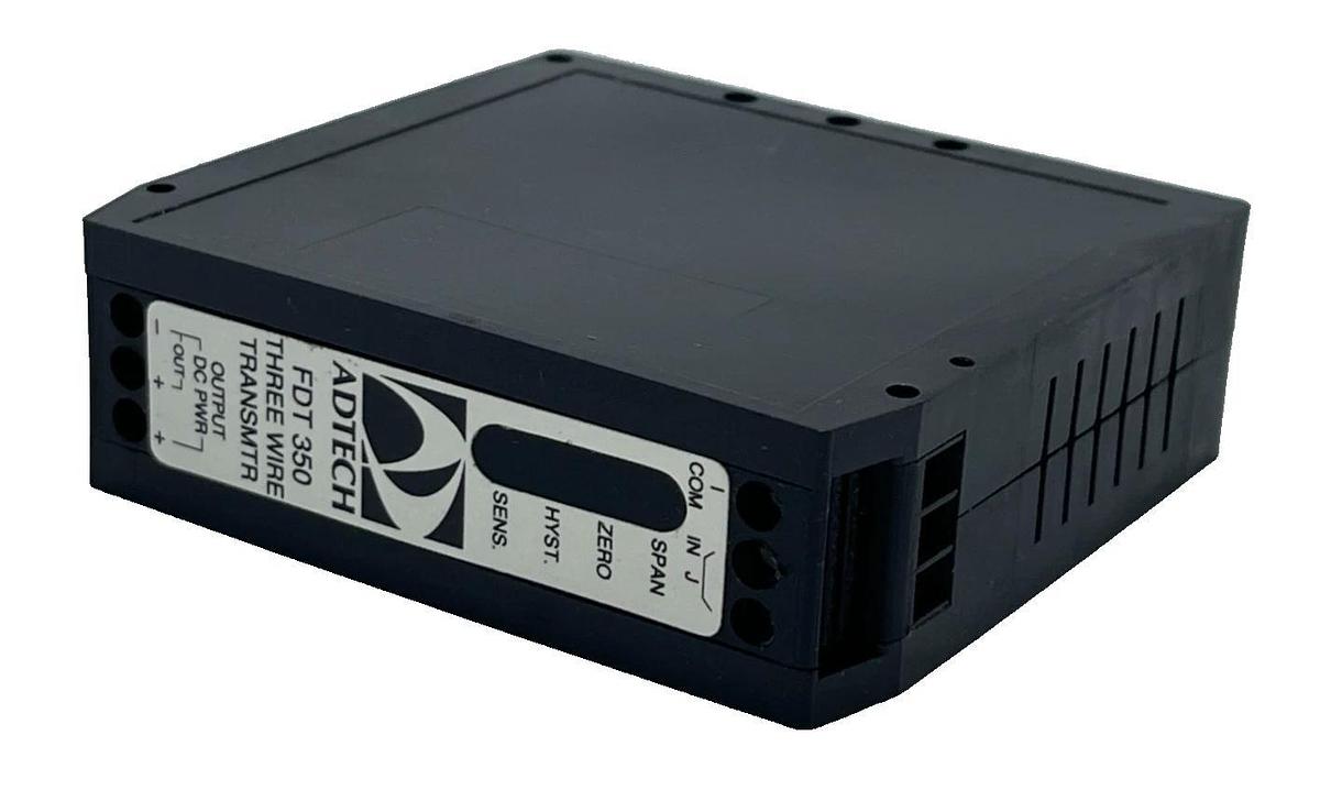 Used ADTECH MFDT-350 Frequency-to-DC Transmitter FDT-350 3-Wire Signal Converter