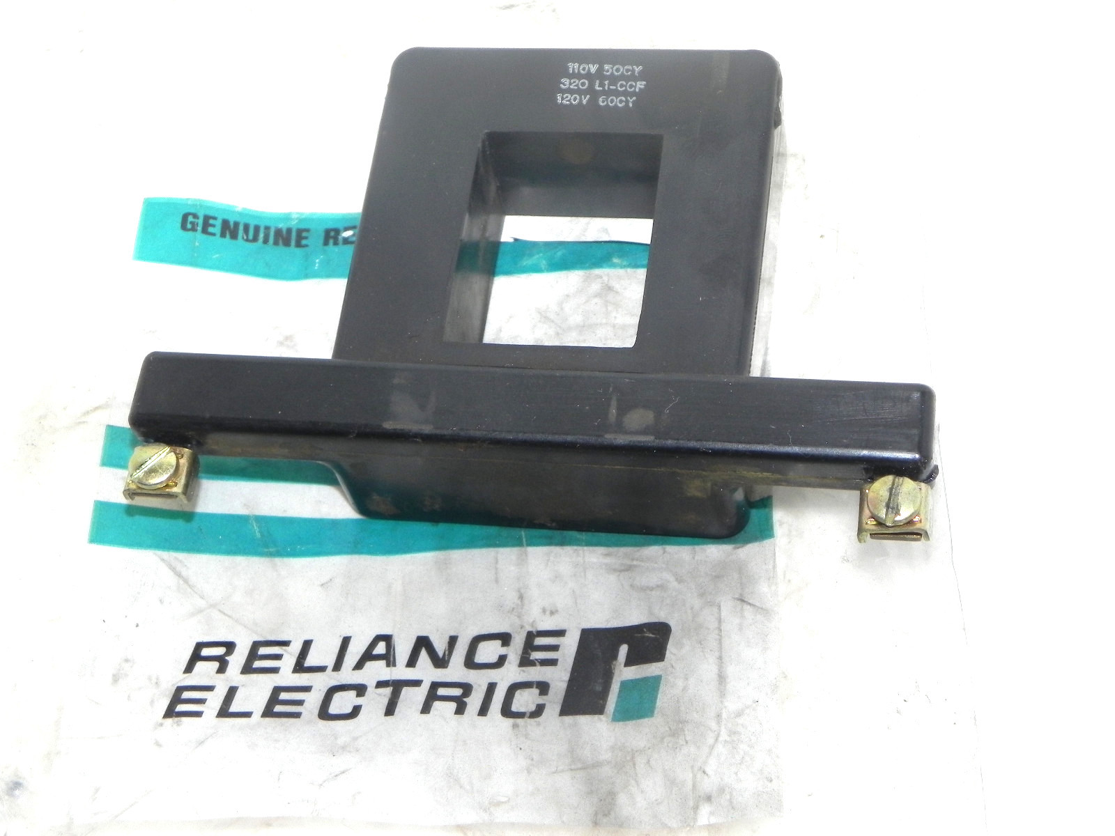 Used RELIANCE ELECTRIC 320 L1-CCF COIL 7B09B-1G, 110V 50CY, 120V 60CY