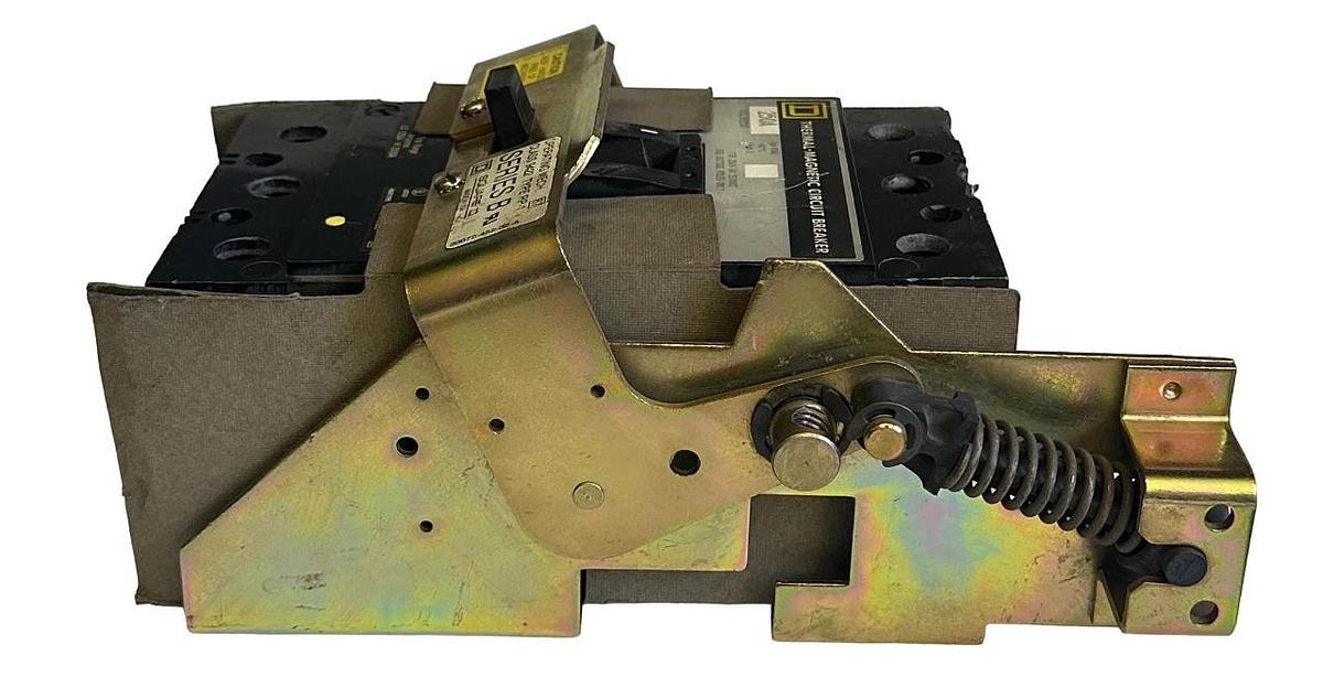 Used SQUARE D KAL36250 THERMAL-MAGNETIC CIRCUIT BREAKER 250A W/ 9422-RP-1 /B MECH