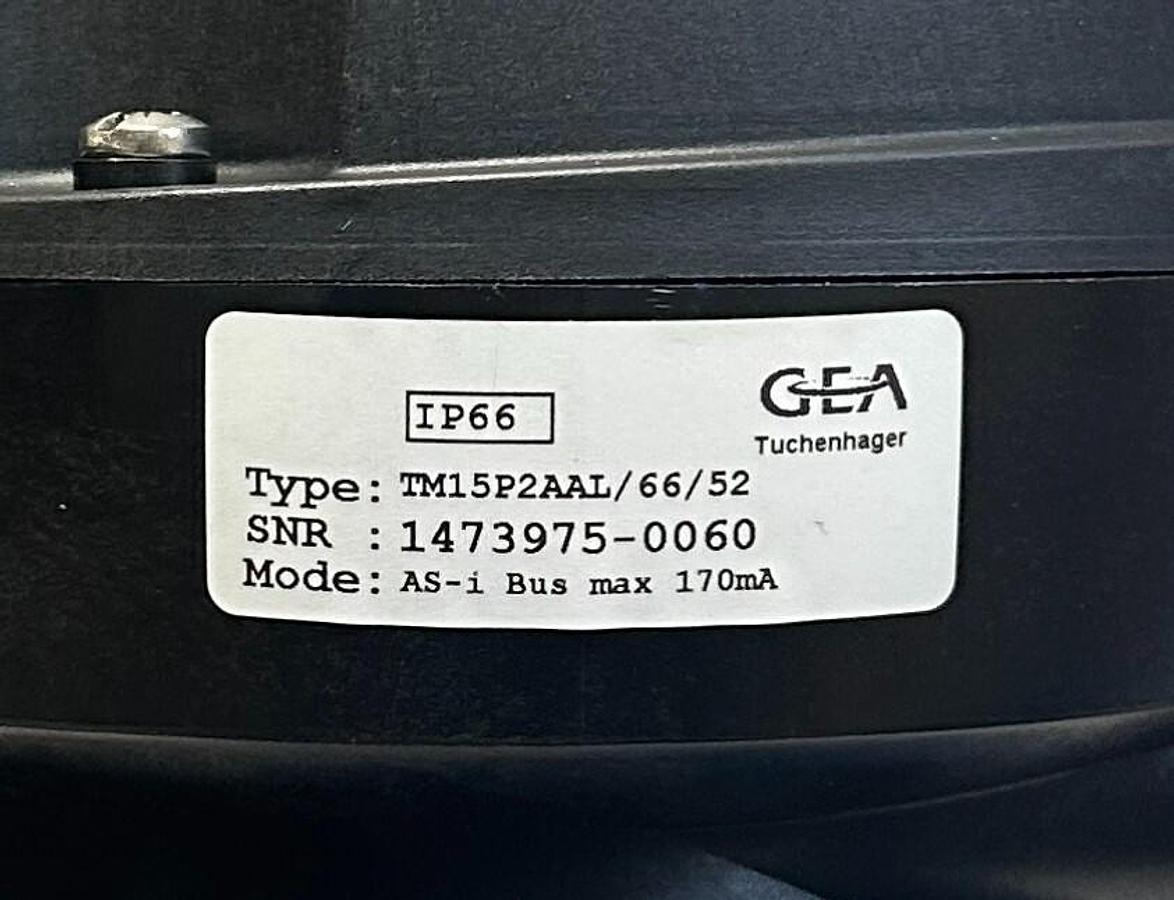 Used GEA 7881-0501-0100-0000+TM15P2AAL/66/52 BUTTERFLY VALVE ASSEMBLY 2'' 170mA NSNP