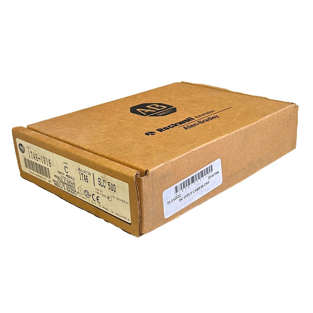 Used NEW ALLEN BRADLEY 1746-IV16 /C SLC 500 DIGITAL INPUT MODULE 10-30Vdc 1746IV16