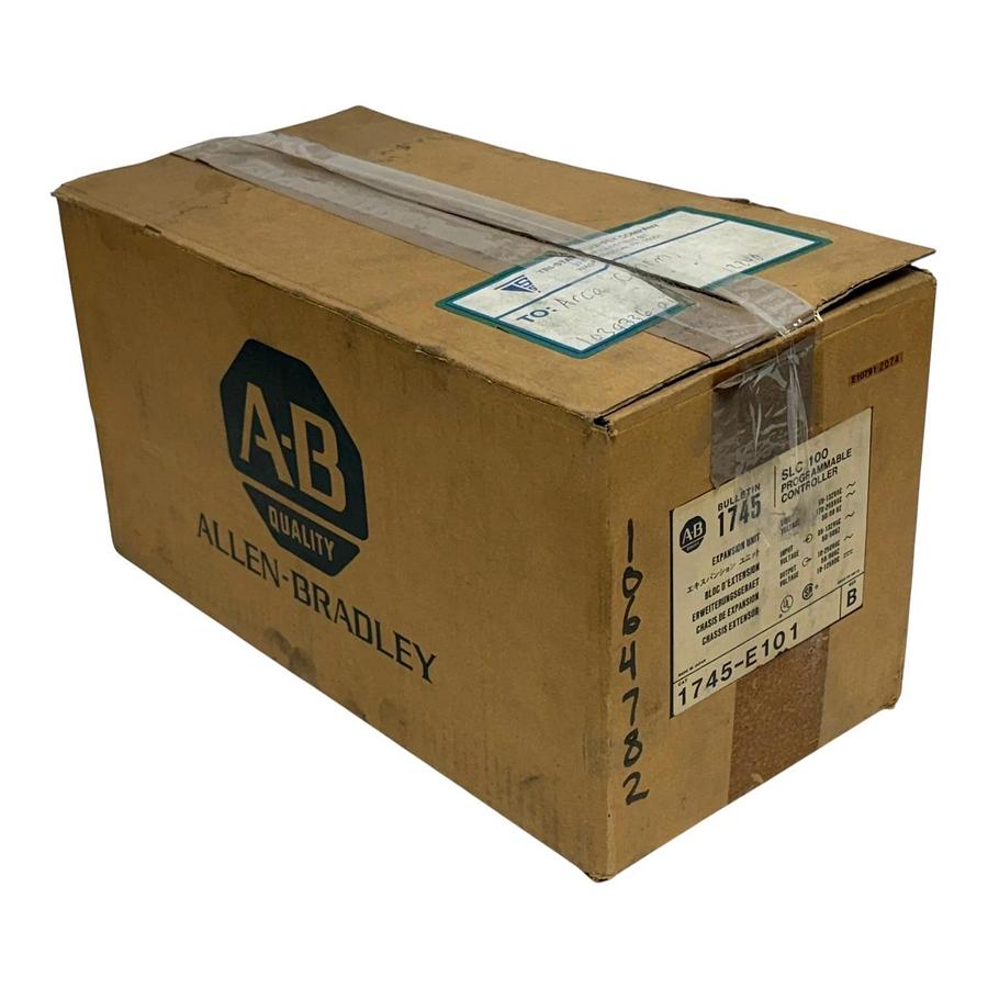 Allen-Bradley 1745-E101 SLC 100 Expansion Unit Series B with Cable Manual - NEW