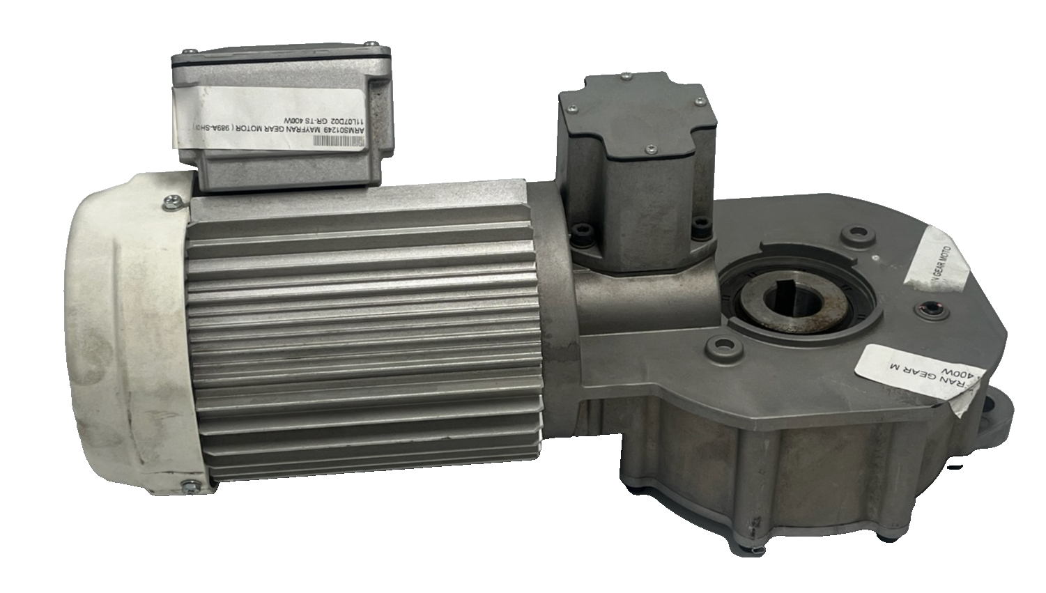 Used Tsubaki CMFA040-230H110GVN5 Croise Gear Motor w/ TA040DV5-F 3-Phase 40W 1/110
