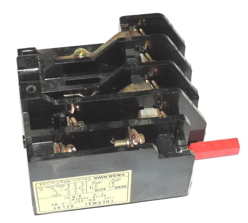 Used YASKAWA RH-35/7.8HV THERMAL RELAY, 7.8 A, RH-35