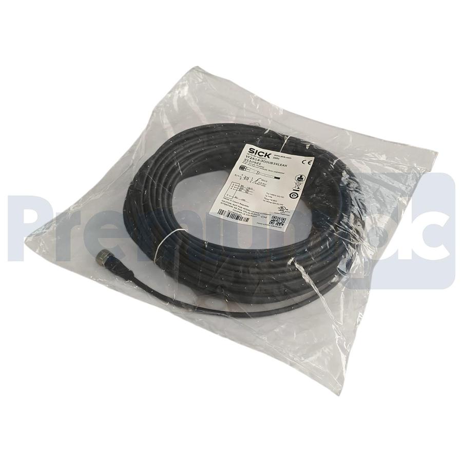 Used SICK YF2A14-300UB3XLEAX M12 4-Pin Female Cable 30m Sensor Cordset 2110921 NSFS