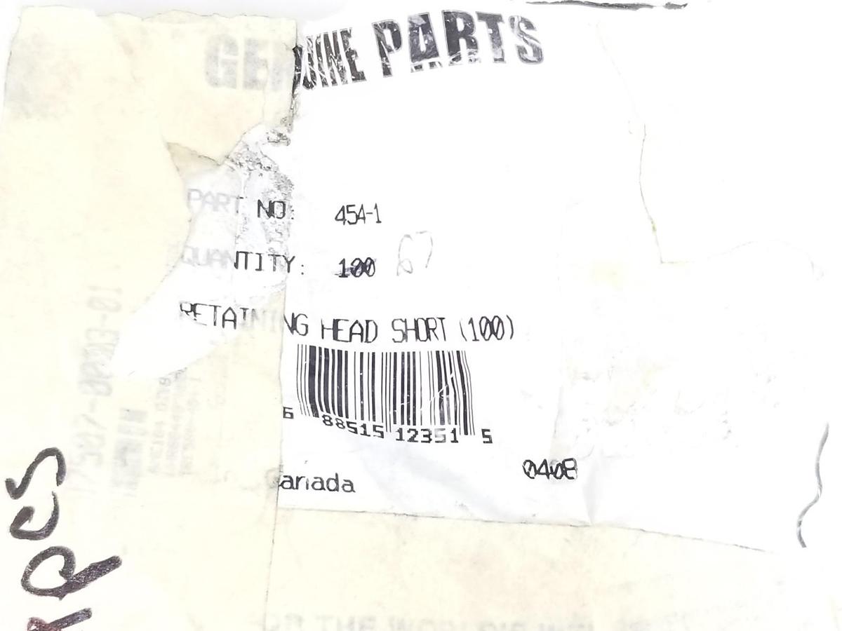 Used LOT OF 37 NEW TOUGH GUN 454-1 RETAINING HEADS 4541