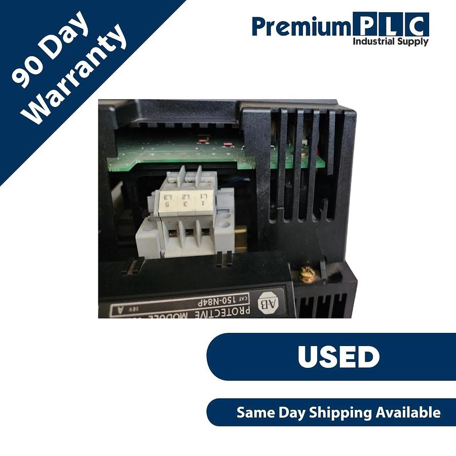 Used USED ALLEN BRADLEY 150-A35NB /A SMC-2 SMART MOTOR CONTROLLER W/ (2) 150-N84P