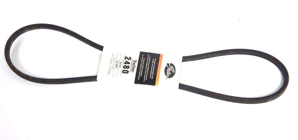 LOT OF 3 GATES 4L480 TRUFLEX V BELTS 2480 1/2" X 48"