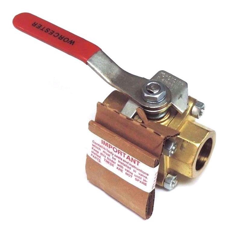 Used NEW WORCESTER 416RTTE 1" BALL VALVE R16CWP1500