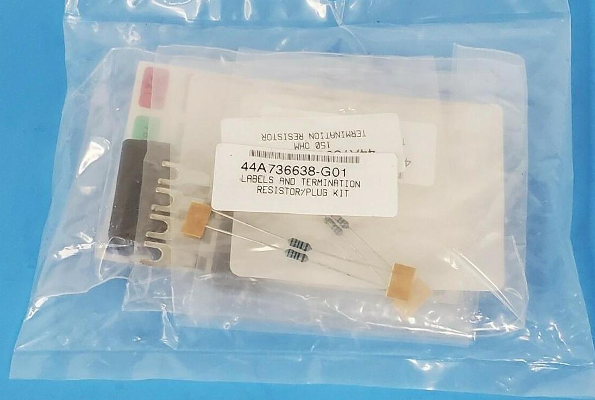 NEW GE FANUC 44A736638-G01 LABEL AND TERMINATION RESISTOR / PLUG KIT
